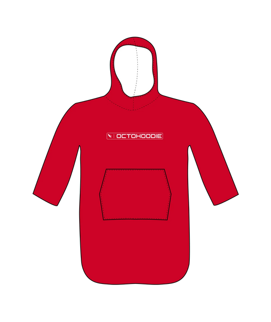 Kids Navy Sunrise Red Hoodie