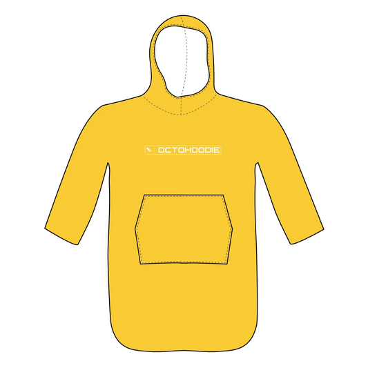 Yellow long-sleeved Octohoodie