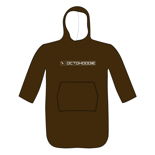 Mocha Wave Long-sleeved Hoodie