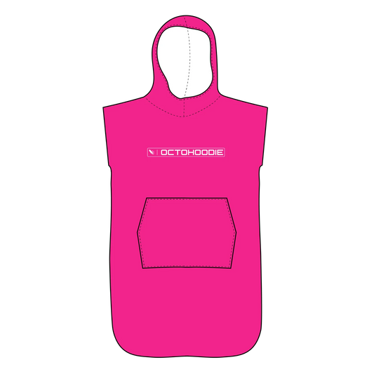 Kids pink short-sleeved Octohoodie