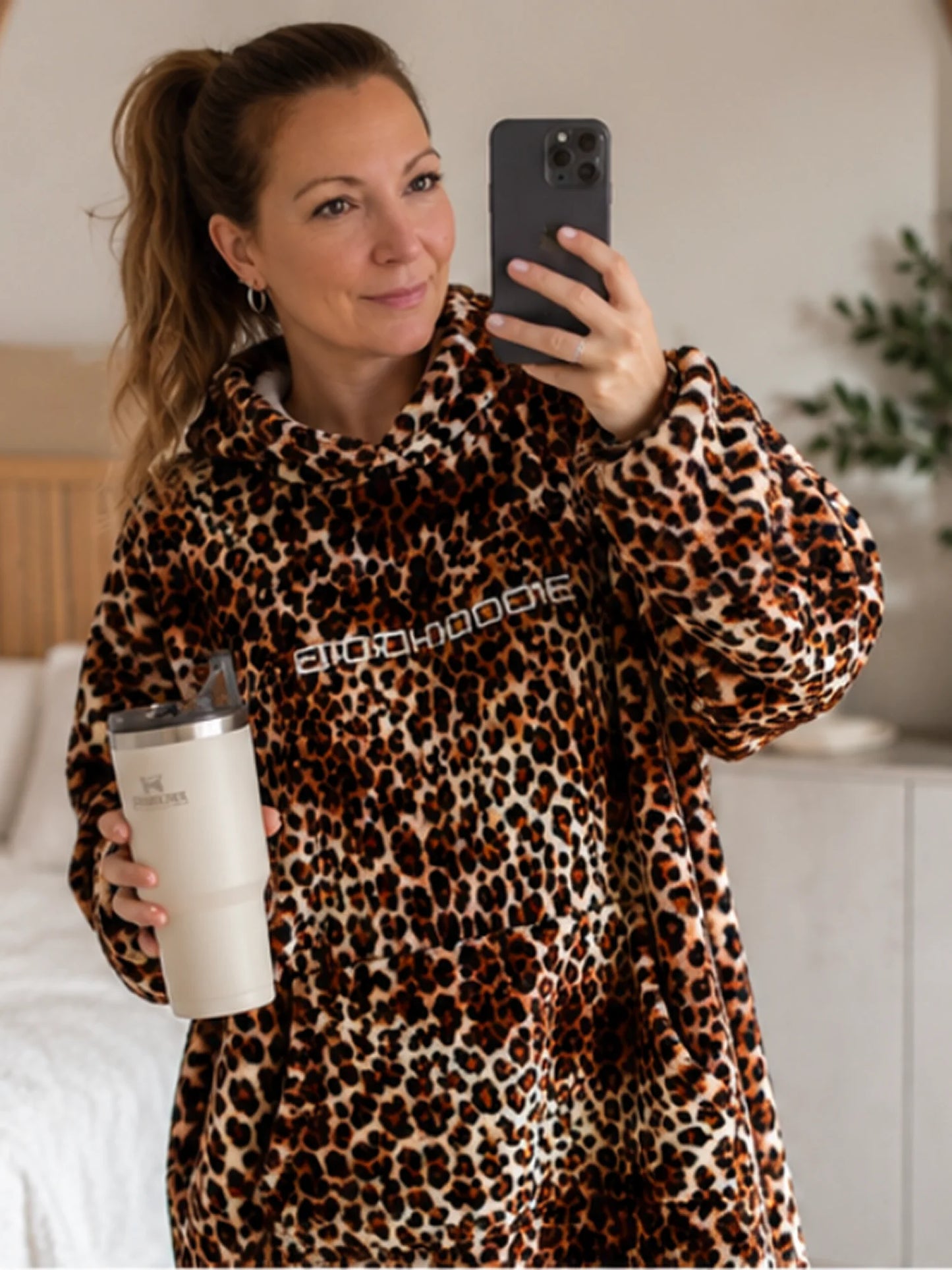 Adult and Teen Leopard OctoSnug Hoodie