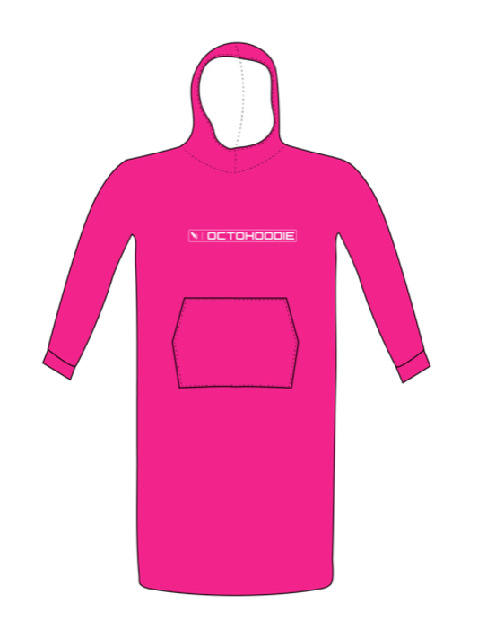 Men and Women's Hot Pink Hoodie