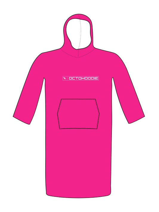 Men and Women's Hot Pink Hoodie