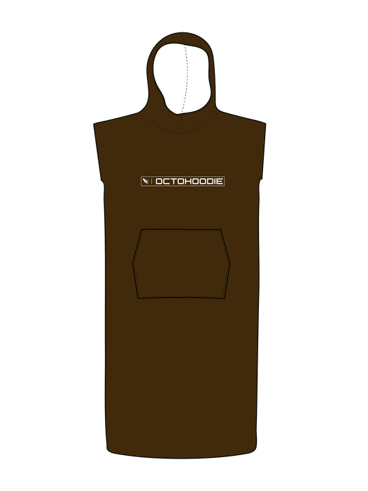 Men and Women's Mocha Wave Hoodie