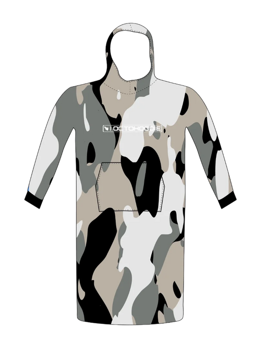 Men and Women's Grey Camo Hoodie