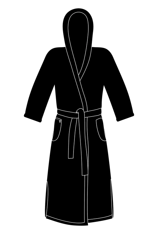 Men and Women's Carbon Black AquaRobe