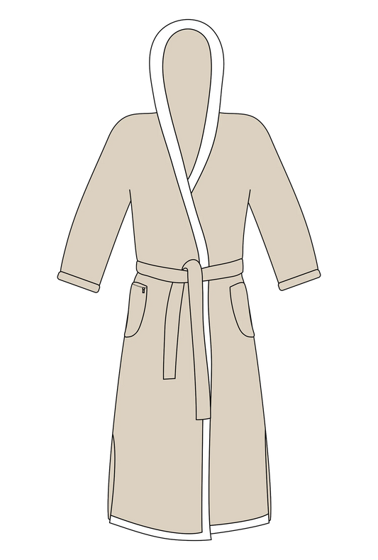 Men and Women's Beach Sand Beige AquaRobe