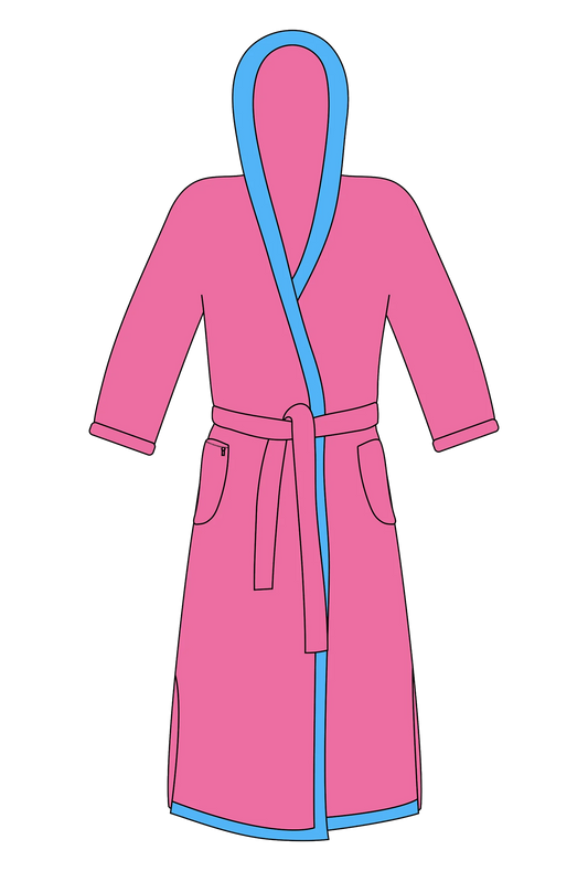 Men and Women's Pink Skies AquaRobe