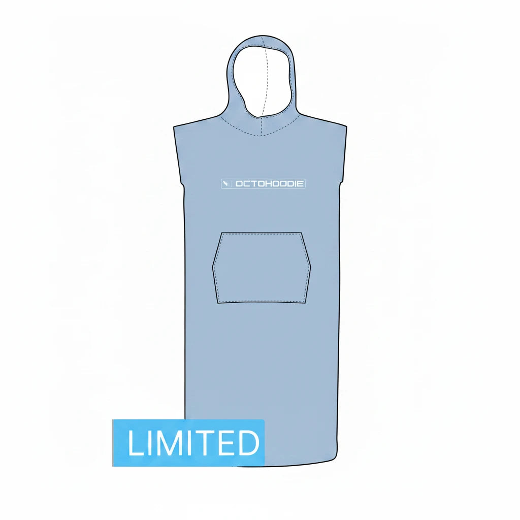 Light blue sleeveless Octohoodie