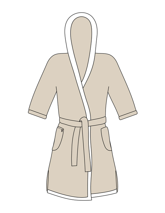 Kids Beach Sand Beige AquaRobe