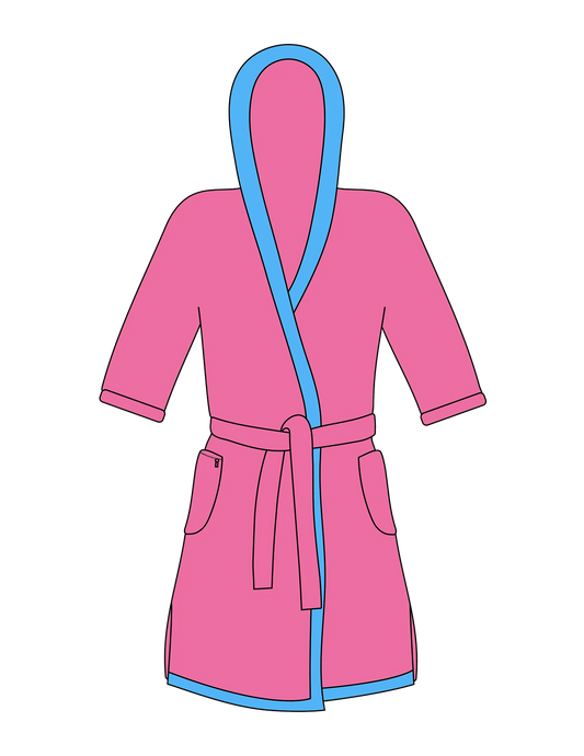 Kids Pink Skies AquaRobe