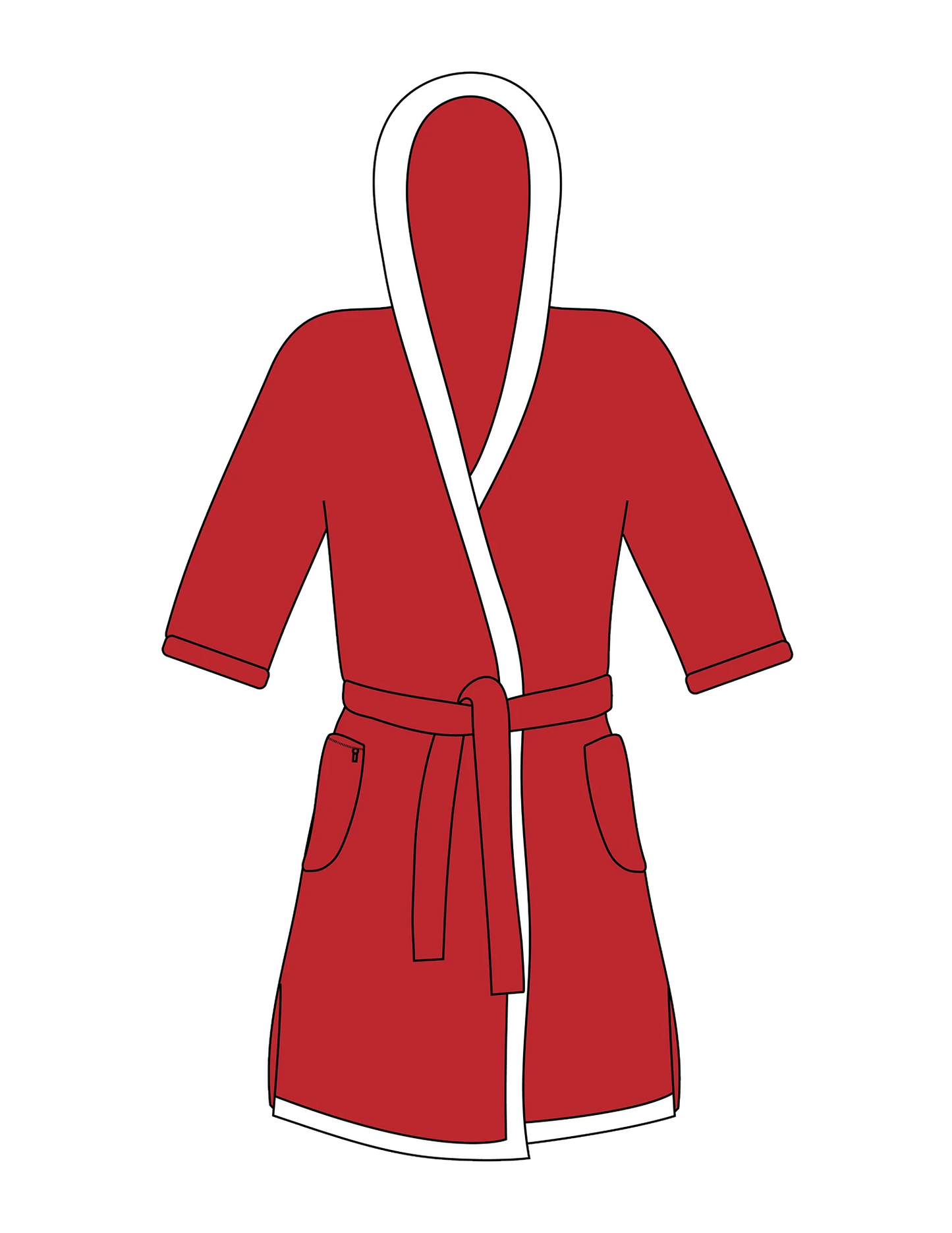 Kids Sunrise Red AquaRobe