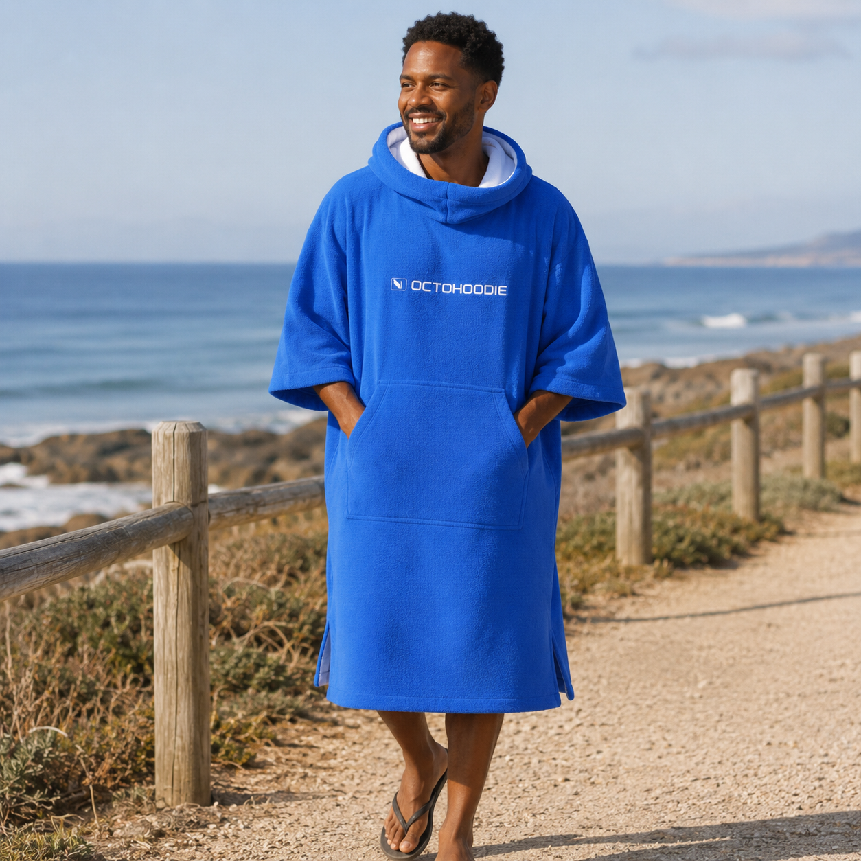 Adults & Teens Ultramarine Long-Sleeve Hoodie
