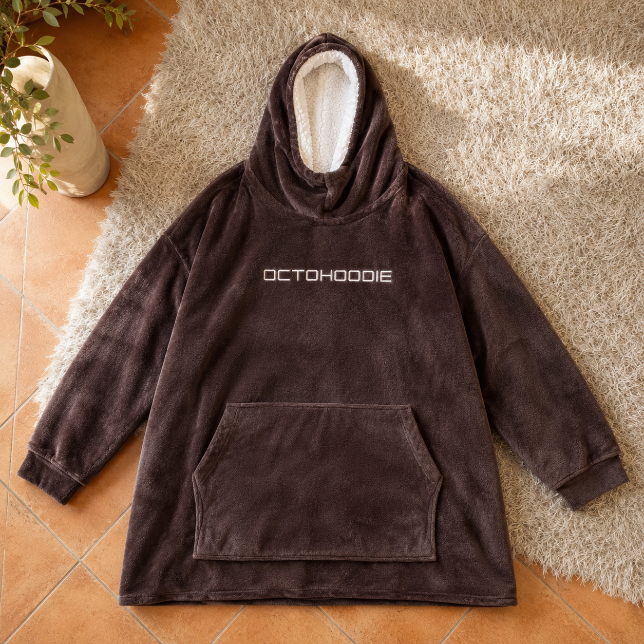 Adult and Teen Chocolate OctoSnug Hoodie
