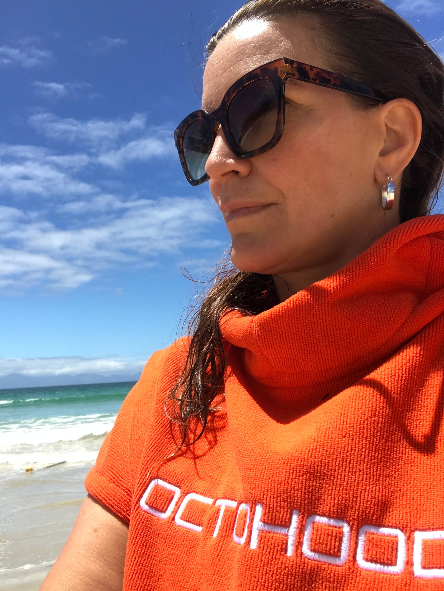 Adult and Teen Tangerine Skies Hoodie