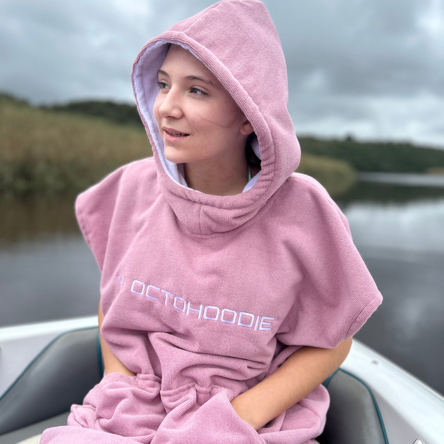 Kids Beach Club Short-Sleeve Hoodie