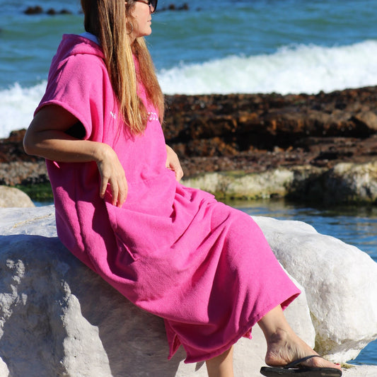 Woman in a pink Octohoodie