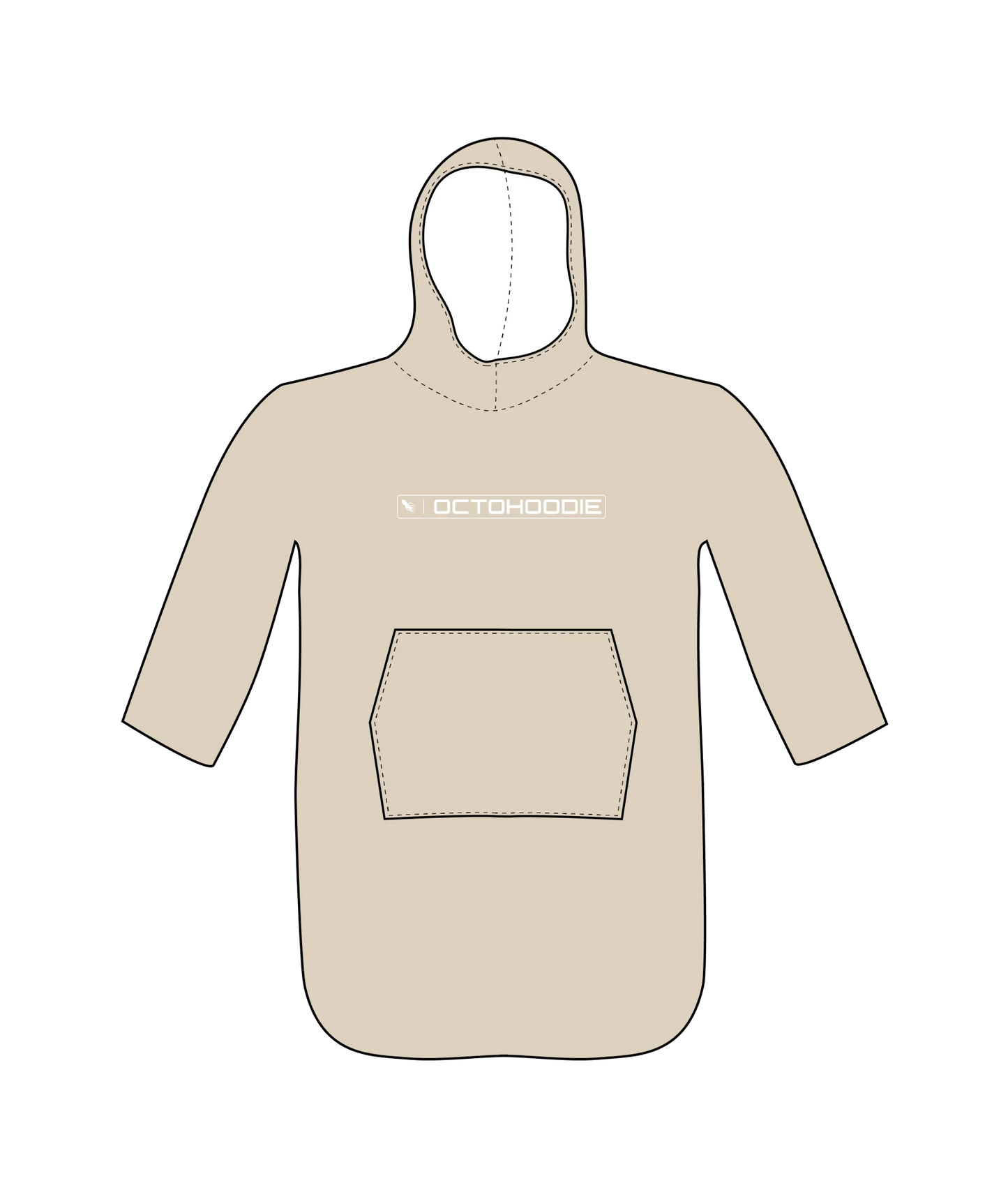 Kids Beach Sand Beige Hoodie