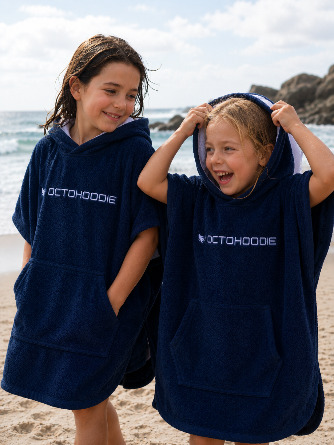Kids Navy Blue Hoodie