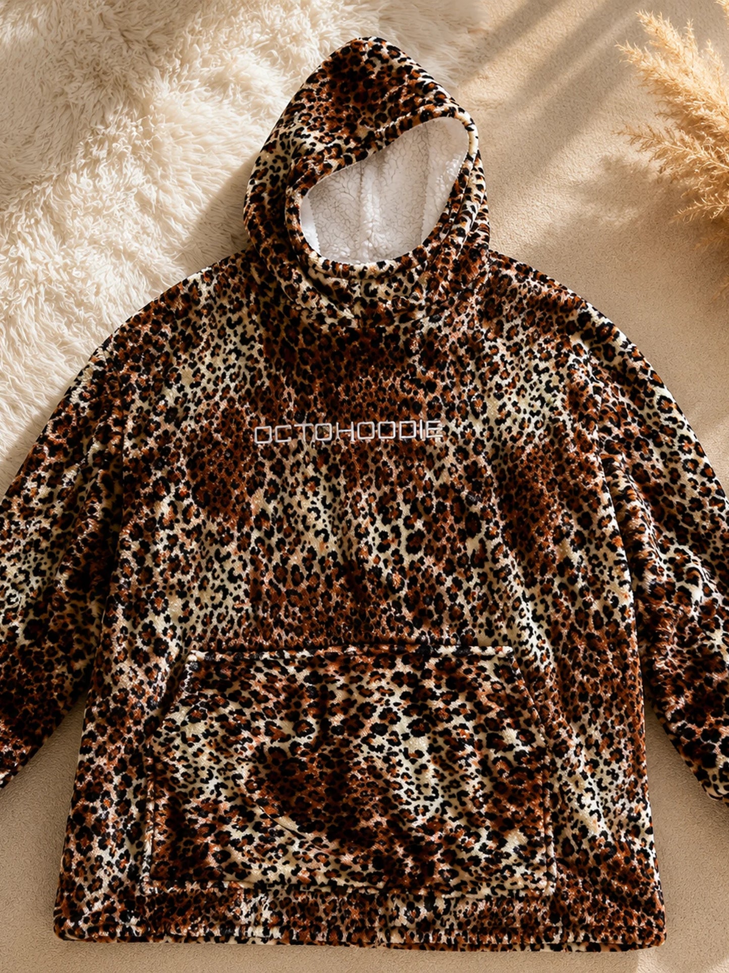 Adult and Teen Leopard OctoSnug Hoodie