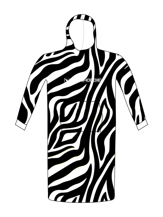 Men and Women's Zebra Seahorse Hoodie