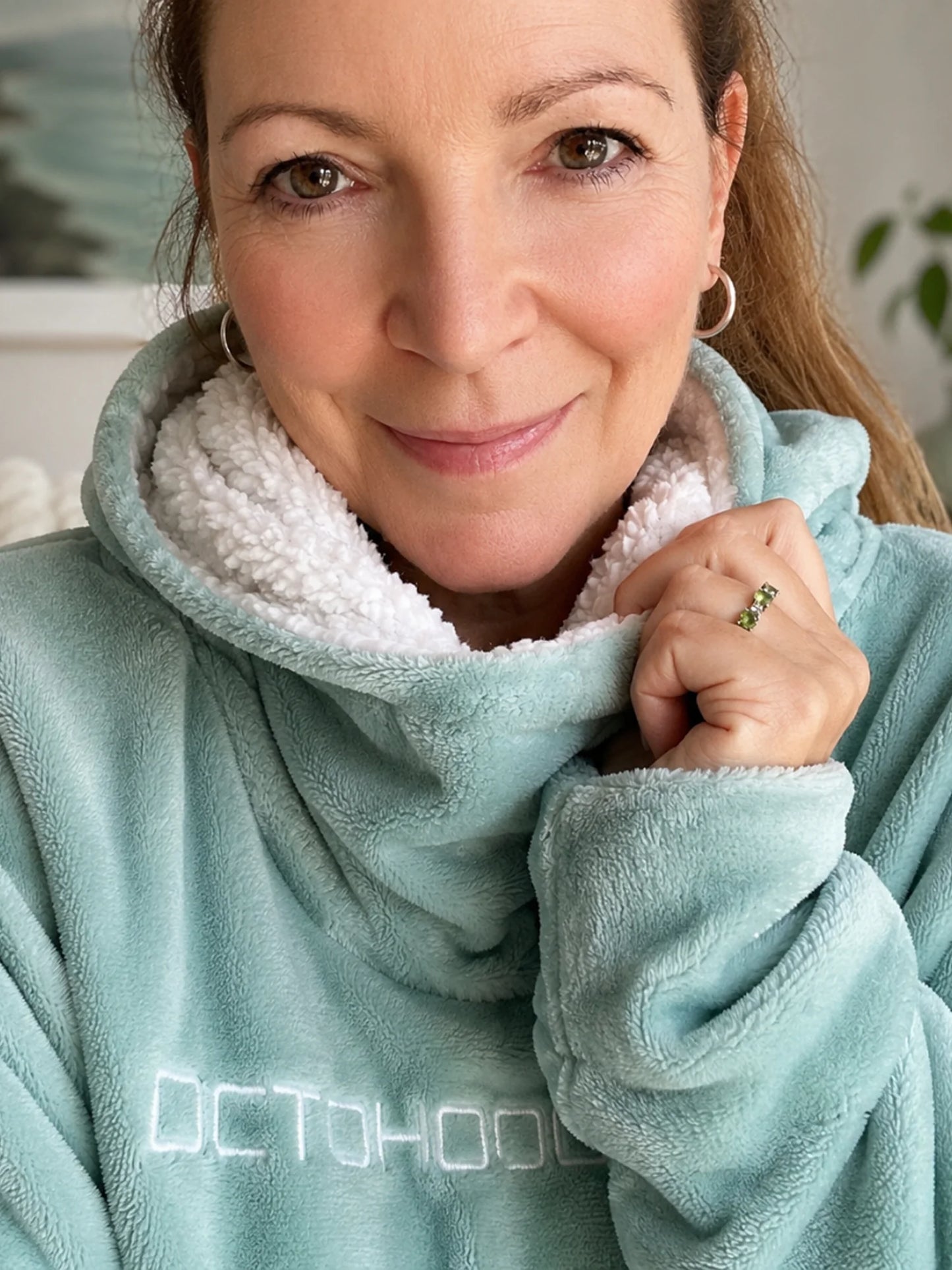 Adult and Teen Mint OctoSnug Hoodie
