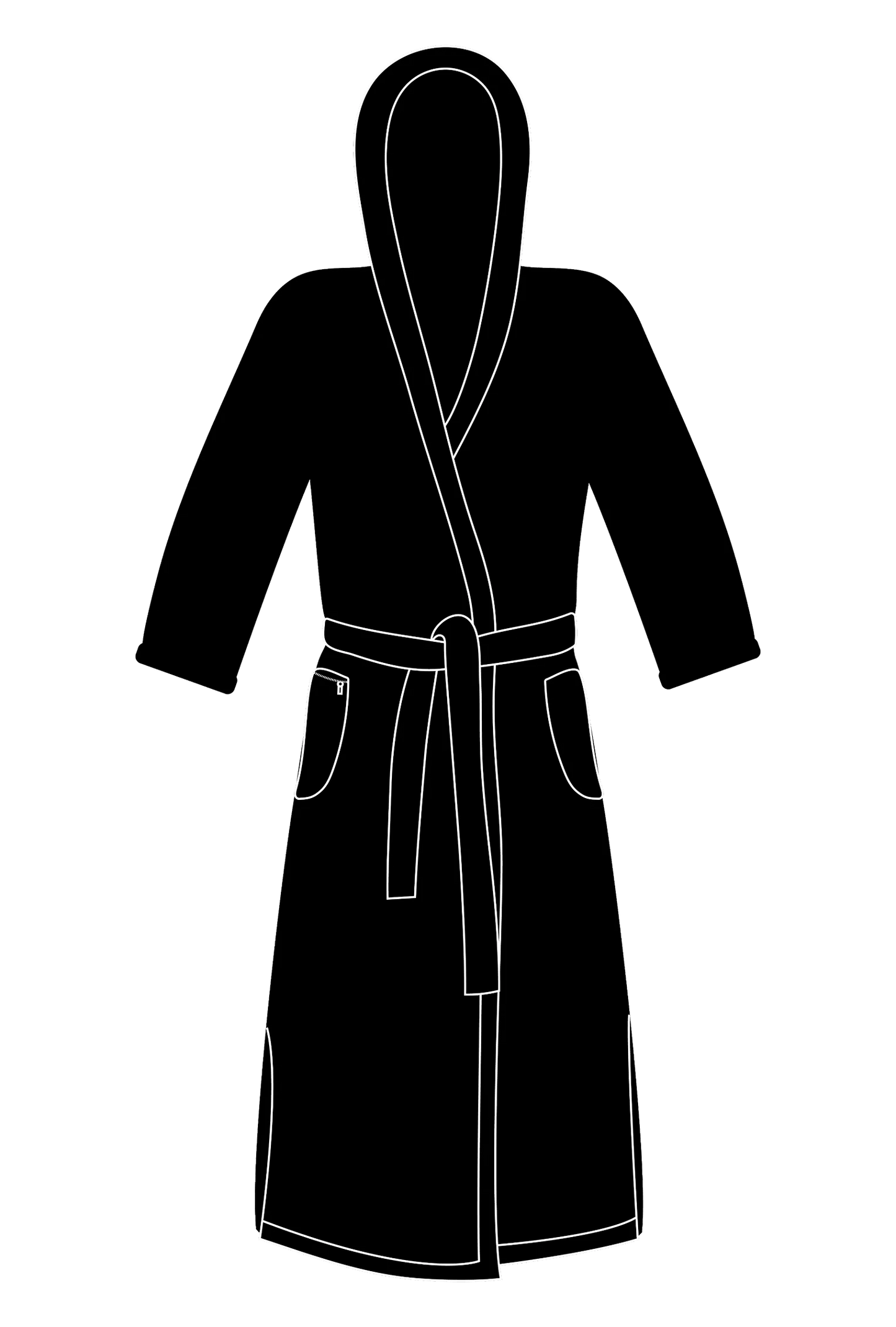 Men and Women's Carbon Black AquaRobe